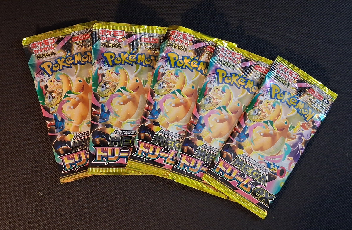 Mega Evolution: MEGA Dream ex - Japanese 5-Pack Booster Pack Bundle