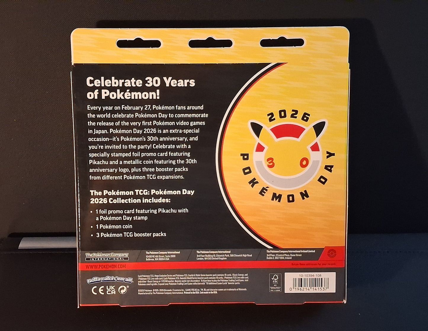 Pokemon Day 2026 Collection Box