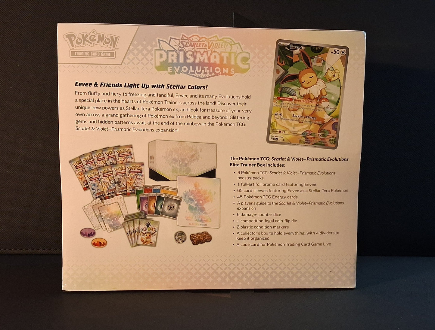 Prismatic Evolutions Elite Trainer Box