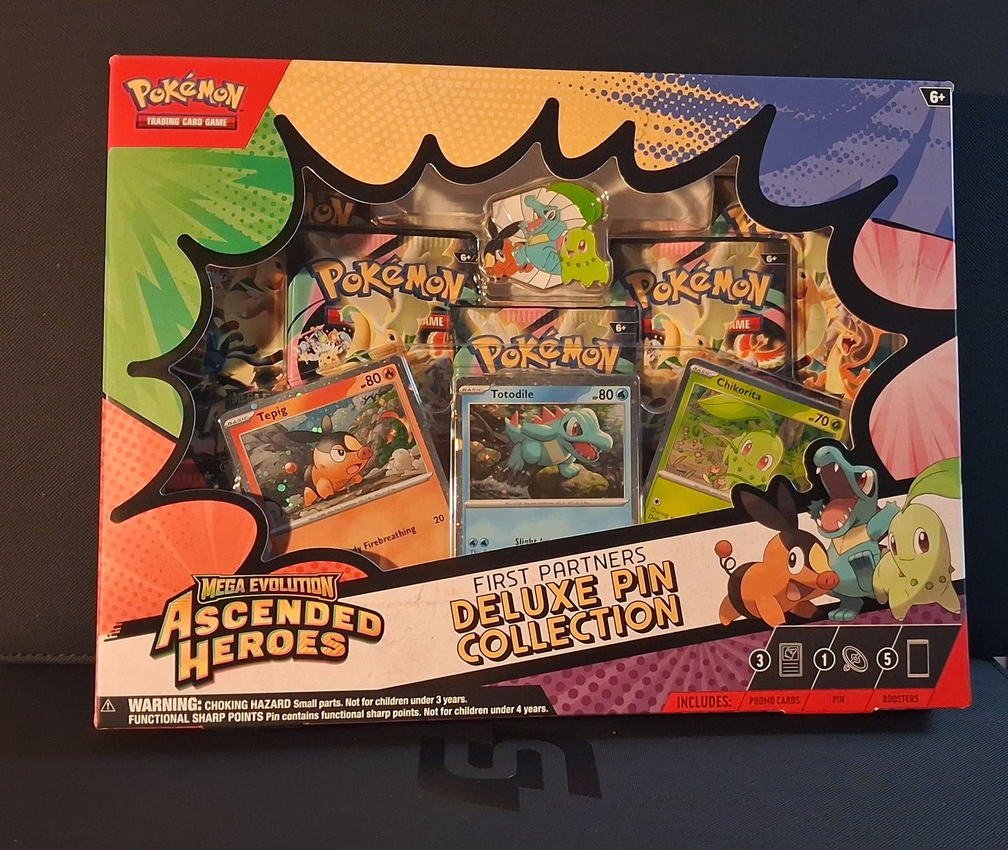 Ascended Heroes: First Partner Deluxe Pin Collection