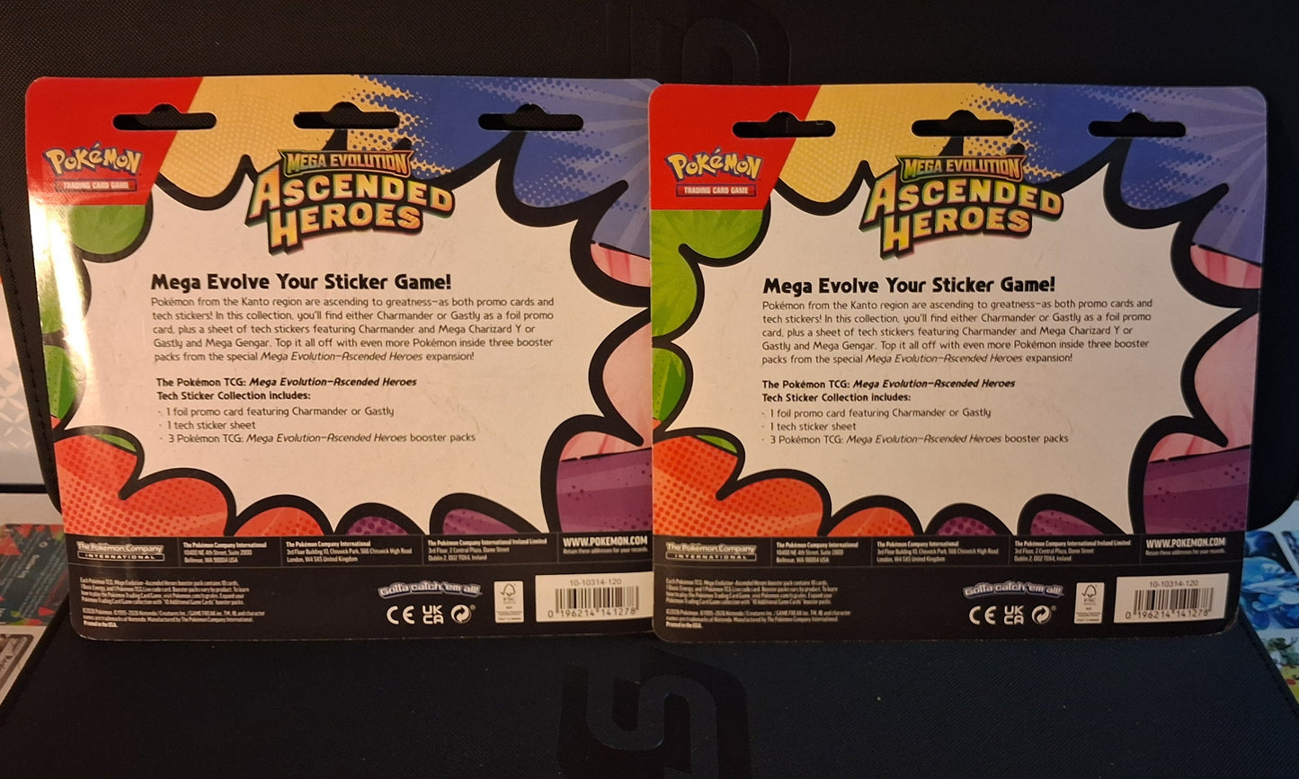Ascended Heroes Tech Sticker Collection