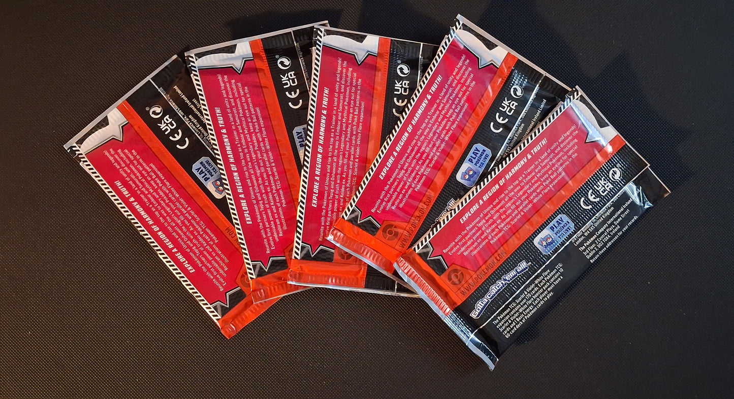White Flare Booster Pack Bundle